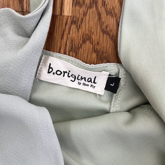 Sage Green Halter Romper - Picture 2 of 2